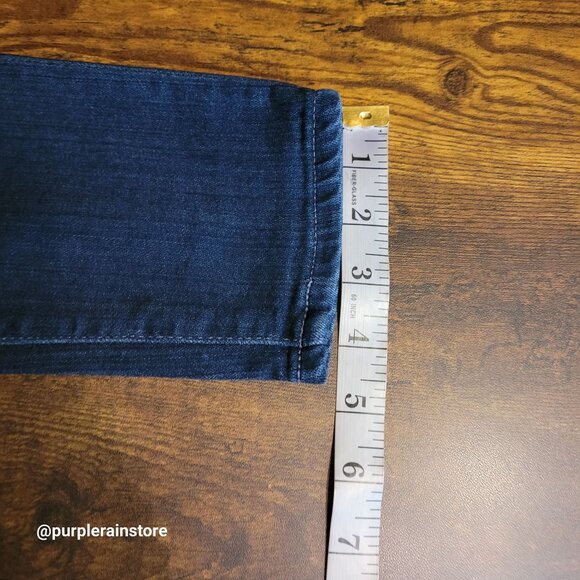 AG Adriano Goldschmied Jeans 28 Farrah Skinny Ankle High Rise Dark Wash Strech - Picture 11 of 12